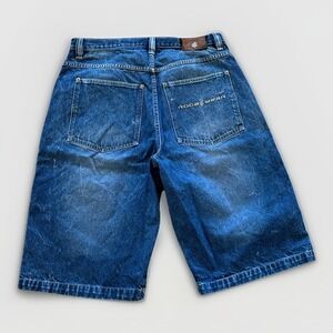 Vintage Rocawear Jean Shorts Mens 34 Y2K Baggy Denim Jorts 15" Skater